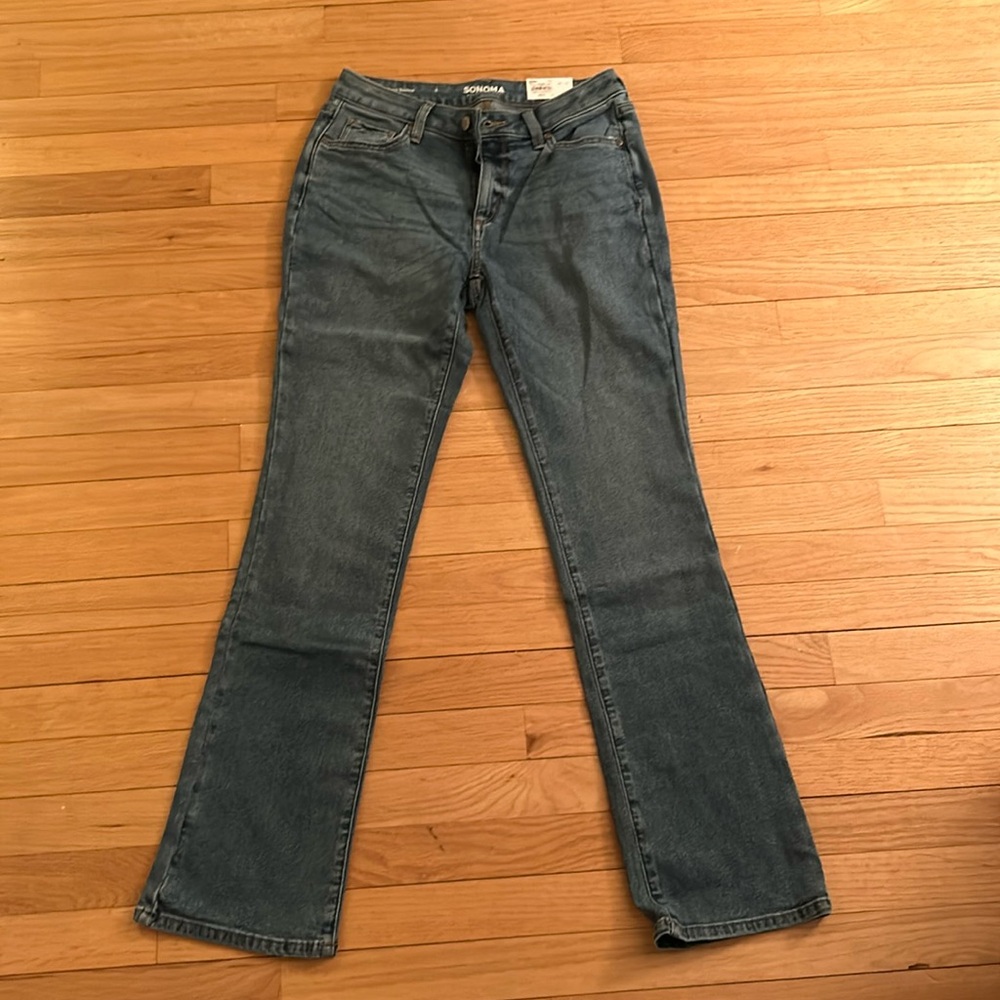 Sonoma Curvy Bootcut Blue Jeans